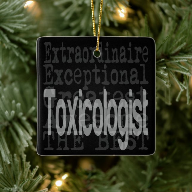 Toxikologe Extraordinaire Keramikornament (Baum)