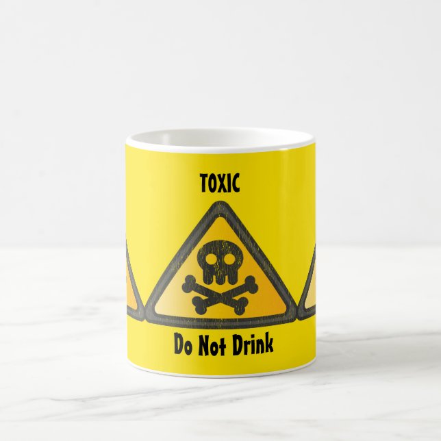 Toxisch SignThunder_Cove nicht trinken Kaffeetasse (Mittel)