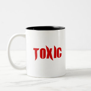 toxisch zweifarbige tasse