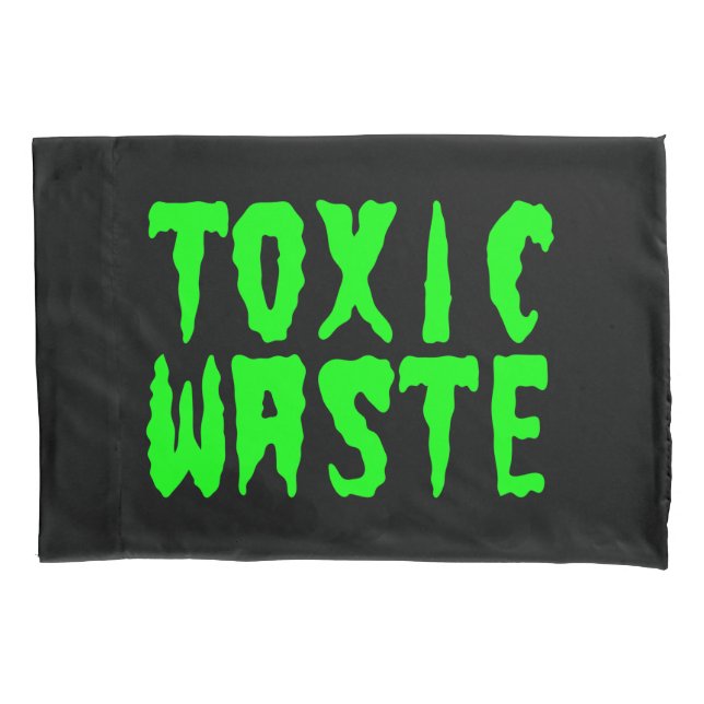 TOXISCHE ABFÄLLE KISSENBEZUG (Vorderseite-Links)