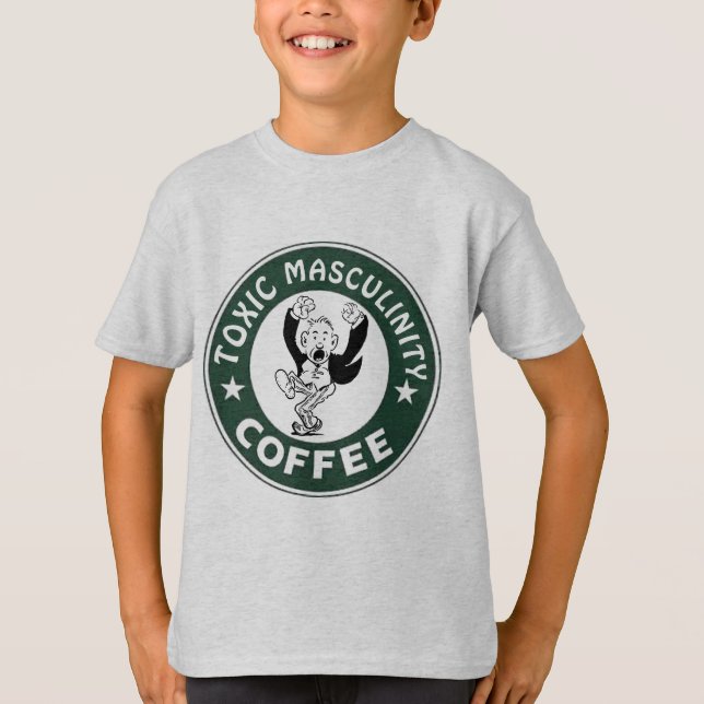 TOXISCHE MASKULINITÄTSKAFFEE T - Shirt des Hasenju (Vorderseite)