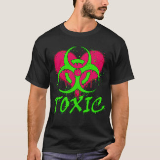 Toxisches Herz Graffiti T-Shirt