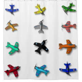 Toy Avions Douche Rideau
