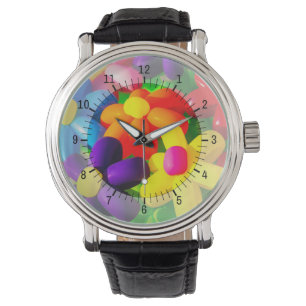 Toy Balloon Blume Armbanduhr
