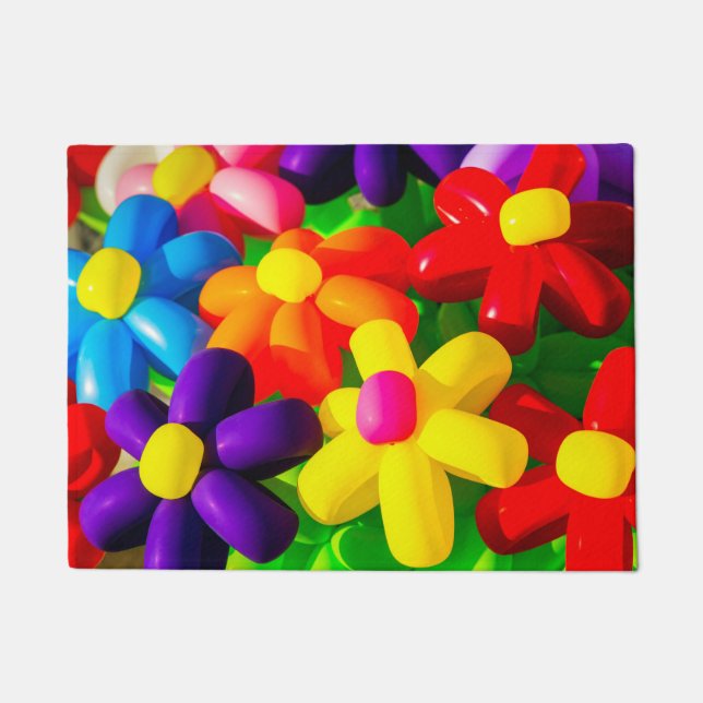 Toy Balloon Blume Fußmatte (Vorderseite)