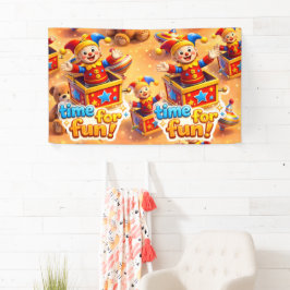 Toy box banner