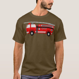 Toy Fireruck Red Gray und Black Perfect für Firem T-Shirt