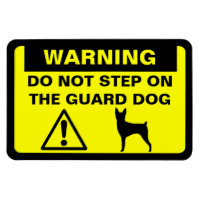 Toy Fox Terrier Guard Hundeschwarnung