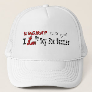 Toy Fox Terrier (I Liebe) Hut Truckerkappe