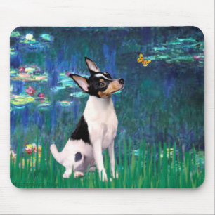 Toy Fox Terrier - Lilies 5 Mousepad