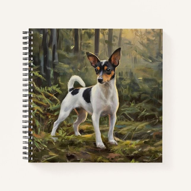 Toy Fox Terrier Notizbuch (Vorderseite)