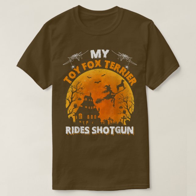 Toy Fox Terrier Ride Shotgun Toy Fox Terrier Dog H T-Shirt (Design vorne)