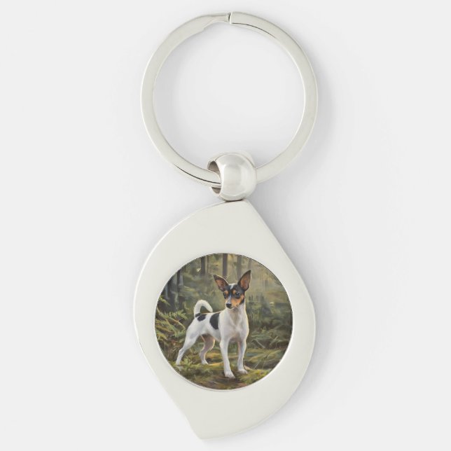 Toy Fox Terrier Schlüsselanhänger (Vorderseite)
