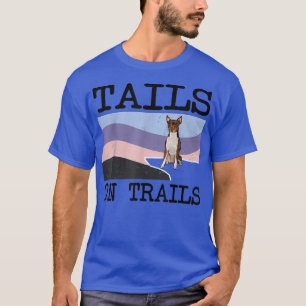 Toy Fox Terrier Schwänze auf Wanderwegen Funny Dog T-Shirt
