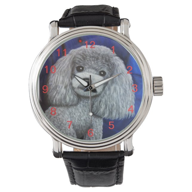 Toy Poodle Armbanduhr (Vorderseite)