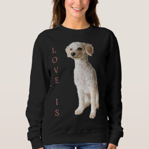 Toy Poodle Hund Mama Vater Liebe Haustier Geschenk Sweatshirt