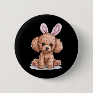 Toy Poodle Hund züchten glückliche Ostermänner Fra Button