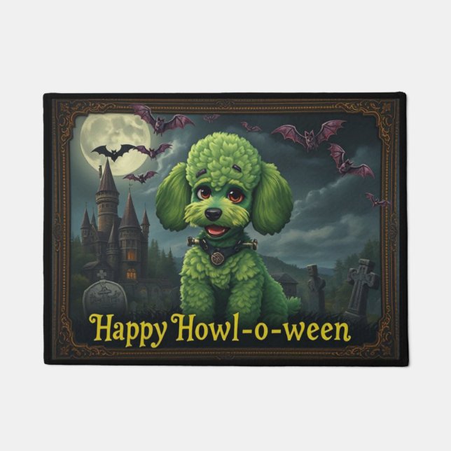 Toy Poodlestein Happy Howl-o-ween Fußmatte (Vorderseite)