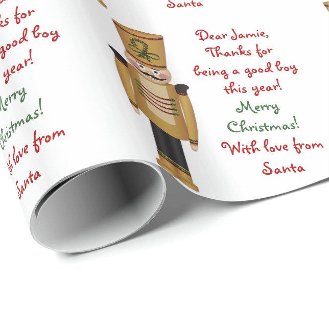 Toy Soldier Brief von Weihnachten Weihnachten Geschenkpapier (Rolleneckpunkt)