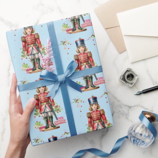 Toy Soldier Weihnachtsbaum Geschenkpapier (Schenken)