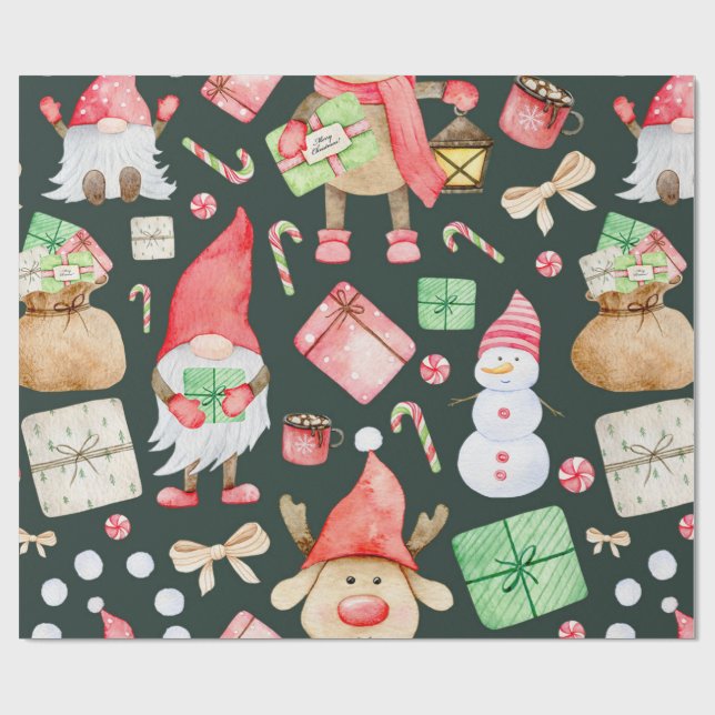 Toy Story Frohe Weihnachtsmuster Moderne Geschenkpapier (Flach)
