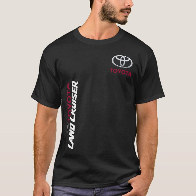 toyato Landkreuzer toyato Schwarzweiss-Auto T-Shirt (Vorderseite)