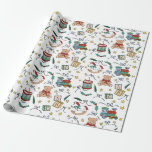 Toyland Classic Christmas Nostalgic Toys Geschenkpapier<br><div class="desc">Dieser bezaubernde Druck zeigt handgezeichnete Illustrationen klassischer Weihnachtsgeschenke für Kinder! So ein süßer Sake-Druck!</div>
