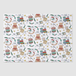 Toyland Classic Christmas Nostalgic Toys Seidenpapier