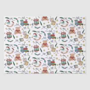 Toyland Classic Christmas Nostalgic Toys Seidenpapier