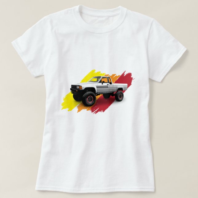 Toyota 4x4 Lieferwagen LKW T-Shirt (Design vorne)