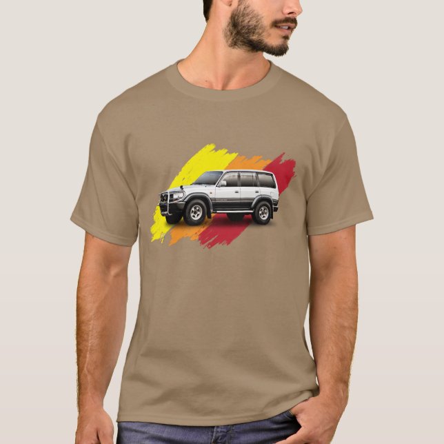 Toyota 80 Series Land Cruiser T - Shirt (Vorderseite)