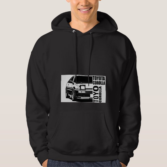 Toyota Corolla in T-Shirt Hoodie (Vorderseite)