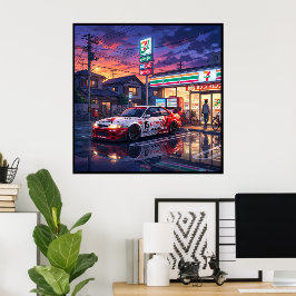 Toyota Corolla Levin AE101 Tourenwagen Poster
