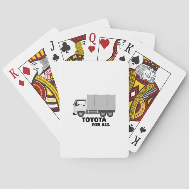 TOYOTA FÜR ALLE SPIELKARTEN (Rückseite)