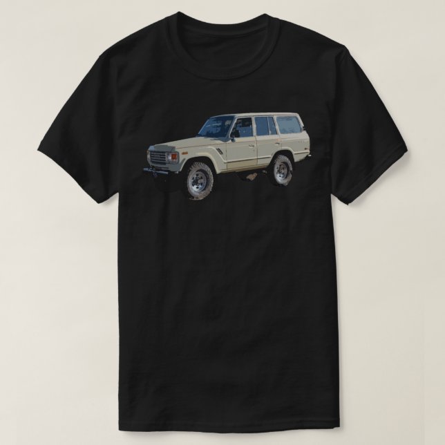 Toyota Land Cruiser Sticker T-Shirt (Design vorne)