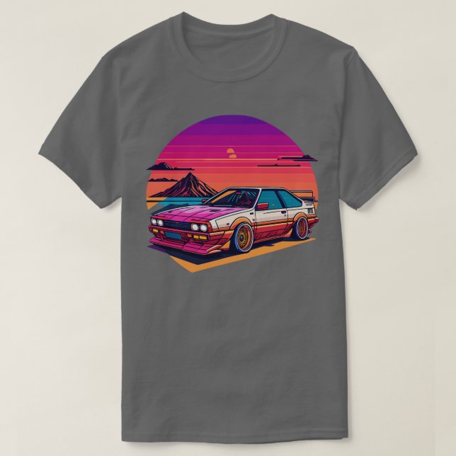 Toyota Sprinter Truena AE86 T-Shirt (Design vorne)