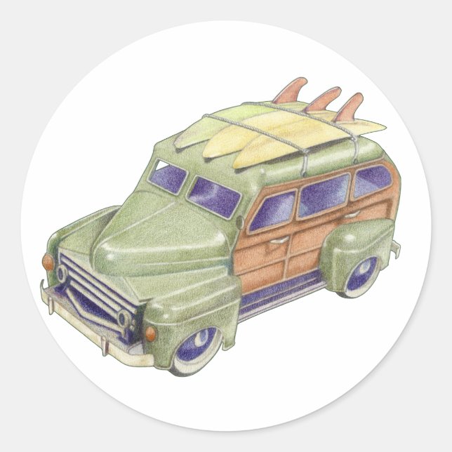 Toyota Surf Car Aufkleber (Vorderseite)