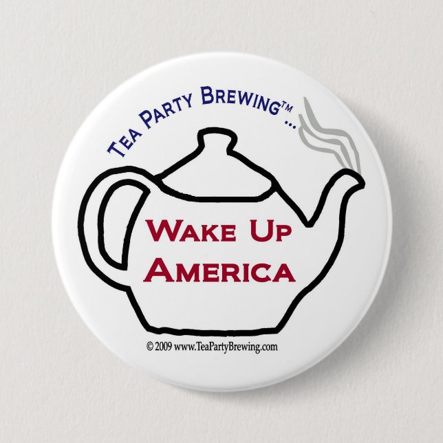 TP0101 wachen Amerika-Knopf auf Button (Vorderseite)