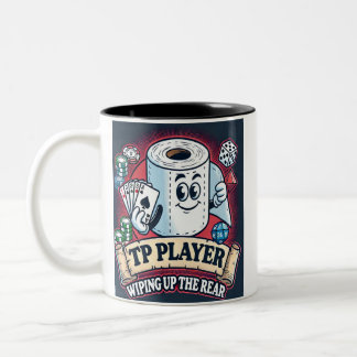 TP-Player - Abwischen der Rückseite | Funny Last P Zweifarbige Tasse