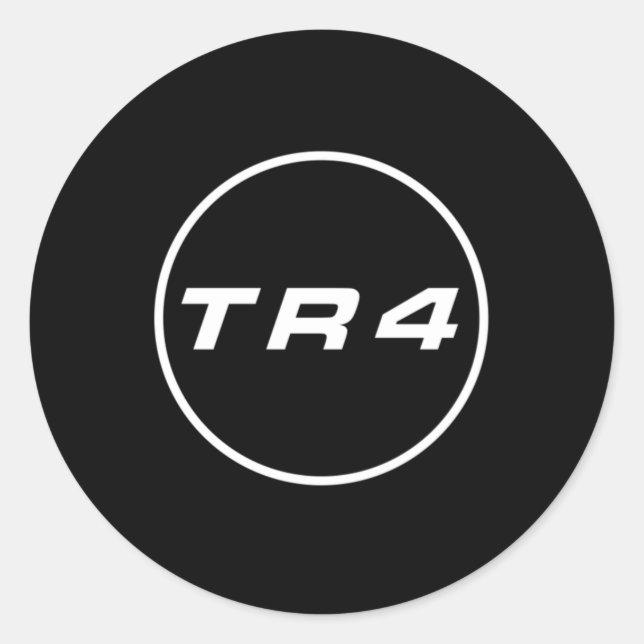 TR4 Sticker sw (Devant)