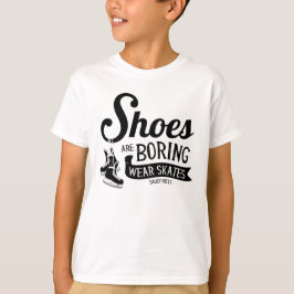 Traar Hockey Skate Schuhe langweilen Jugendliche T-Shirt