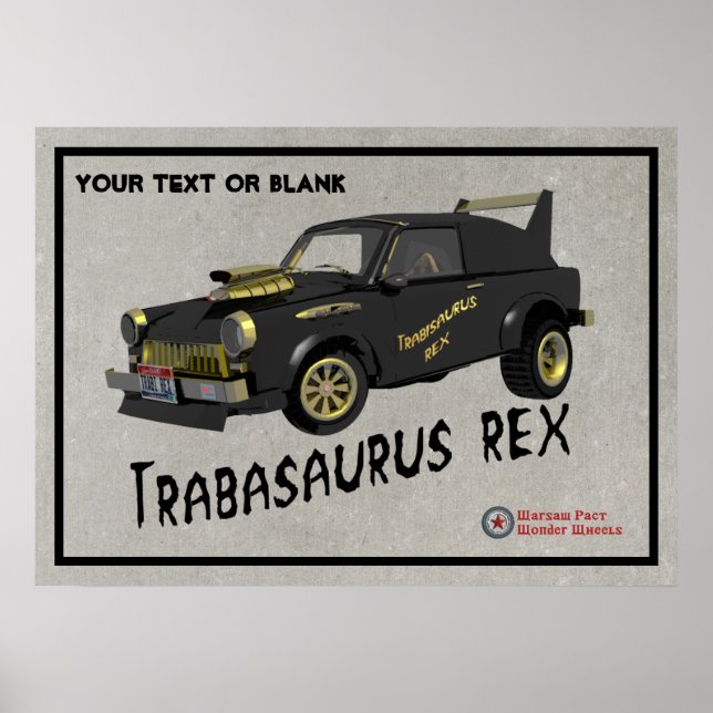 Trabant Car Poster (Vorne)