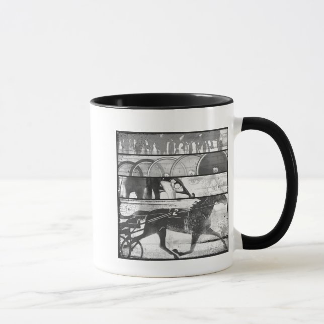 Trabrennen-Schmutz Tasse (Rechts)