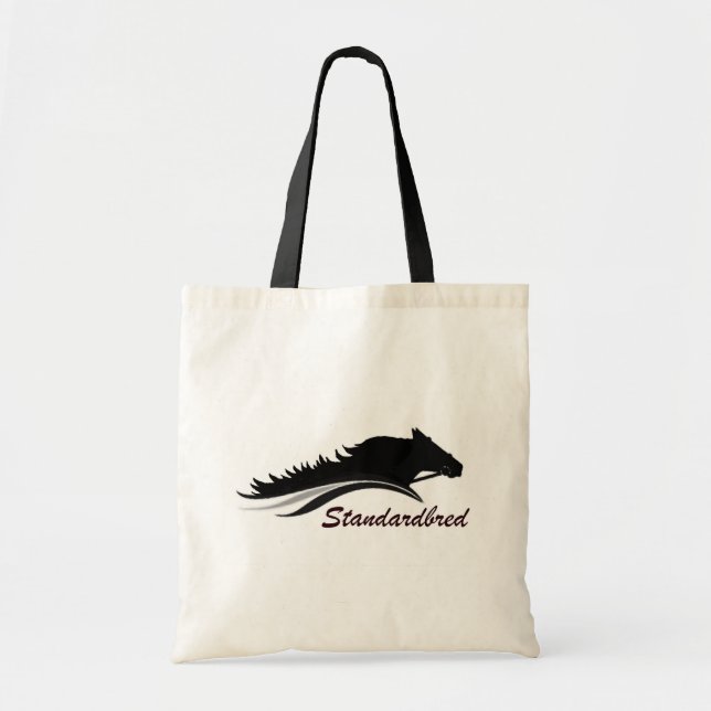 Trabrennen Standardbred Logo-Tasche Tragetasche (Vorne)