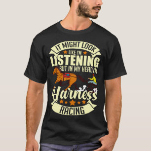 Trabrennpferd Rennbahn Rennfahrer Traber T-Shirt