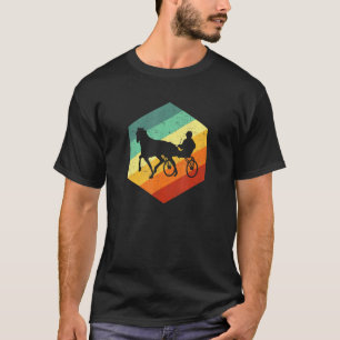 Trabrennsport Retro Pferd Trabrennen T-Shirt