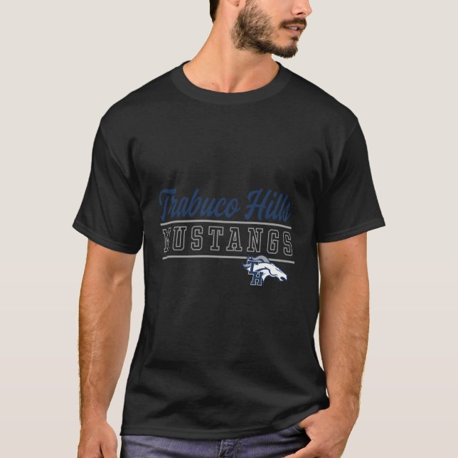 Trabuco Hills High School Mustangs C4 T-Shirt (Vorderseite)