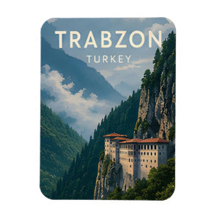 🌲 Trabzon Türkei Bergkloster Talansichten Magnet