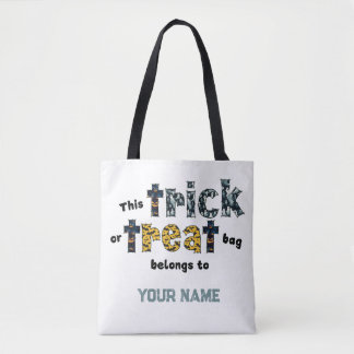 Tracer ou traiter le Sac fourre-tout Halloween