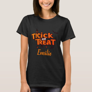 Tracer ou traiter le t-shirt Halloween
